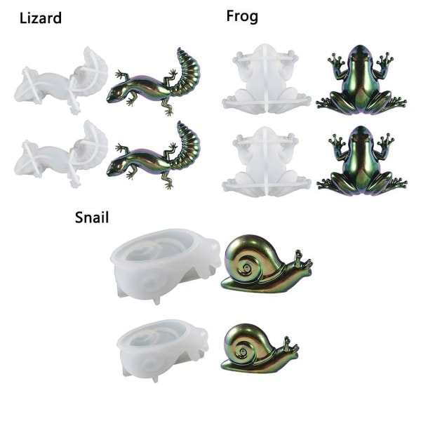 REMAKE Lizard Formstøbeforme FROG FROG Frø