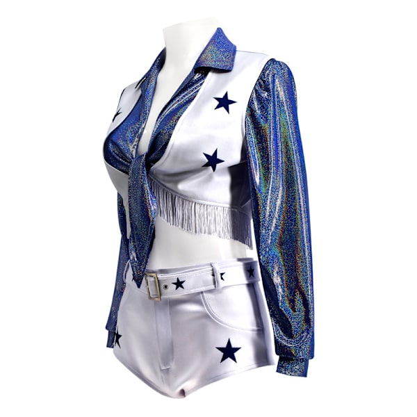 Dallas Cheerleading-kjole - Ytelse Dansekostyme, Stjernekostyme L