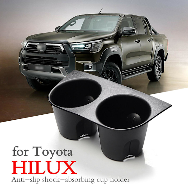 1x Til Toyota Hilux Sr5 4x4 2015~2021 Vandkopholder Revo Opbevaringsklips Bil Lastbil Drikkeflaske Organizer Montering Stativ Beslag|drikkeholdere|