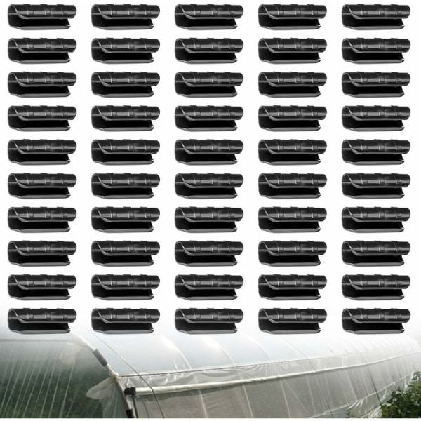 Pakke med 50 klips for drivhus 25 mm