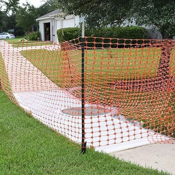 NAIZY Orange plast trädgårdsstängsel skyddsnät för hundar Höjd 100 cm betestaket - 80 m