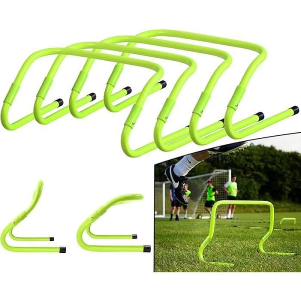 NAIZY träningshinder Fotbollshäck Agility Ladder Green Speed träningsset (set med 6)