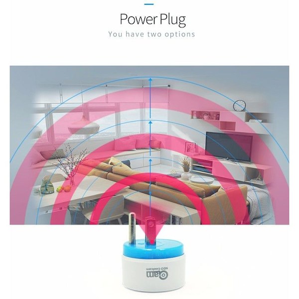 Smart Family Sensor til Stikkontakt til Z-wave Hjemmeautomatisering 300 og 500 Serie EU Sasicare Stik