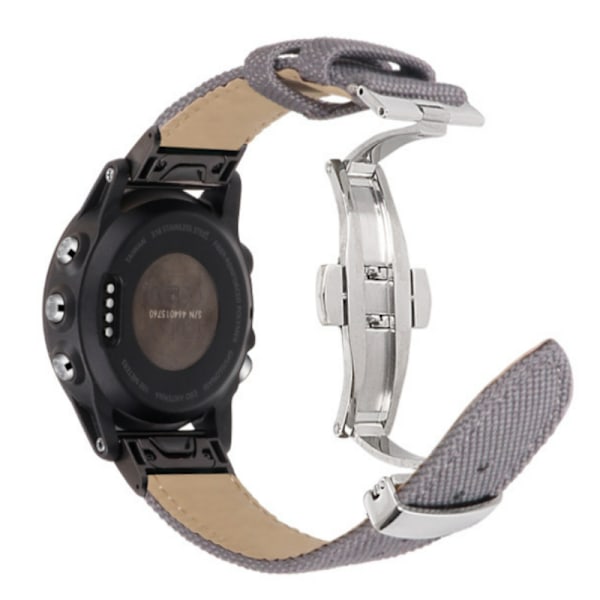 Garmin Fenix 5S/6/7X/3HR Quick Release Lærredsrem - 20mm 20mm 20mm