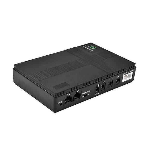 Ups Uninterruptible Power Supply Router Dc Multi-port With Poe Optical Cat Cell Phone Switch Mini Router B,eu Plug