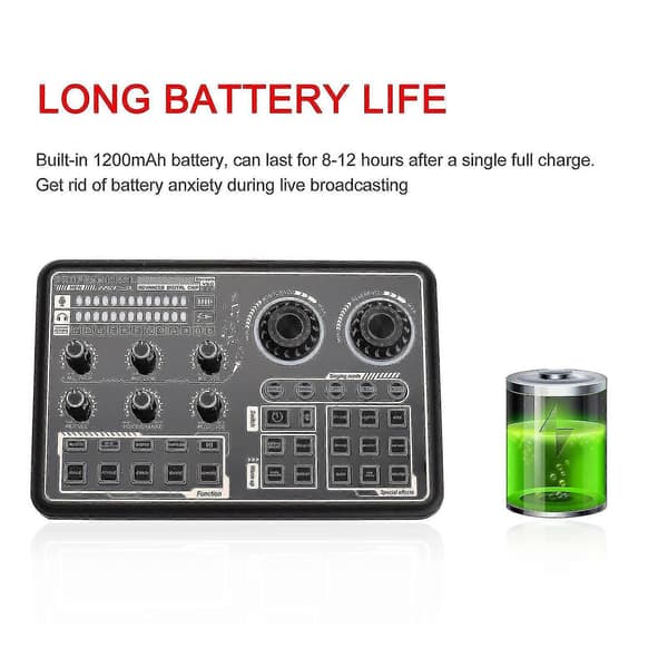 SK600 Multifunktions lydkort med trådløs BT til TY Audio Mixer