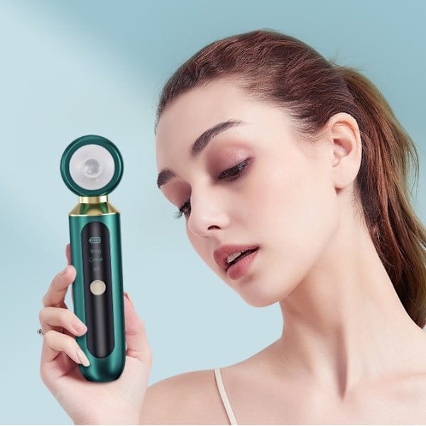 Elektrisk grön visuell pormaskinstrument hushålls pore rengöringsinstrument för att suga ut pormaskar gud instrument,