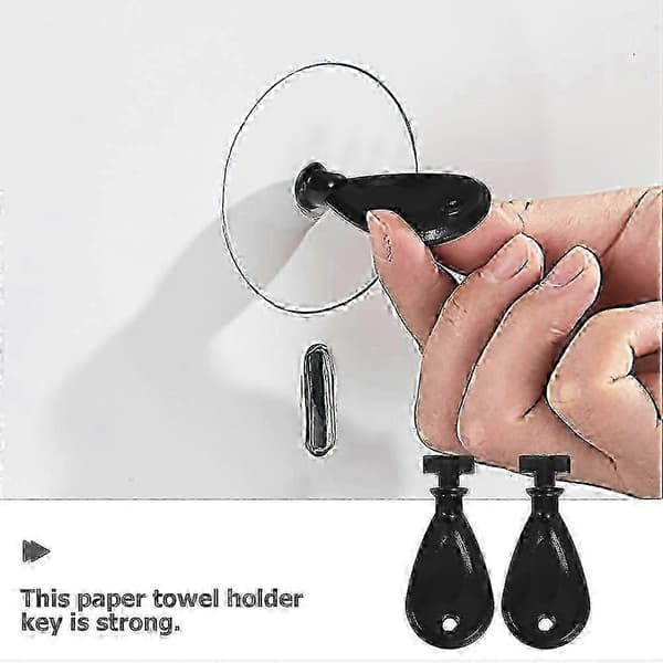 2 stk. nøgler til papirhåndklædedispenser Papirhåndklædeholder Nøgle Dispenser Erstatningsnøgle