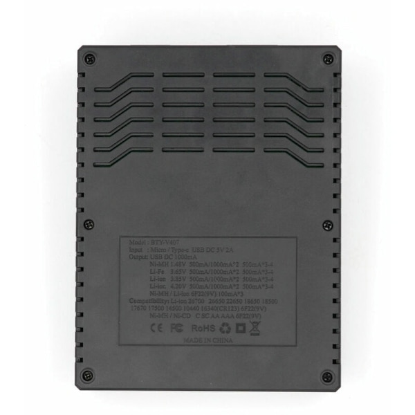 NiMH NiCd 5V407+ Multifunktionel Lithium-ion Batteri Dansk Manual