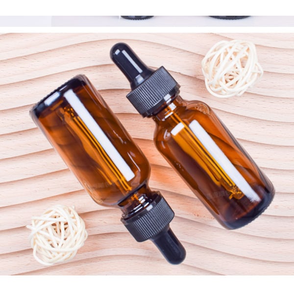 Uudelleentäytettävä pipettipullo Ruskea Brun 15 ml