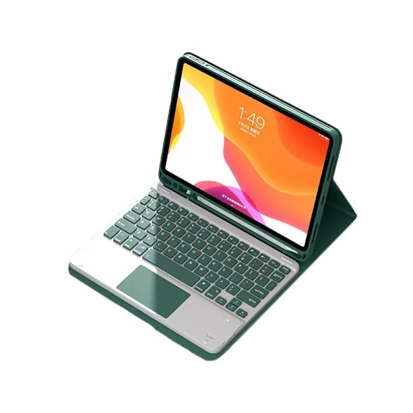 Beskyttelsesetui med Bluetooth-tastatur til iPad Pro 11 M4 2024 Grön Grøn