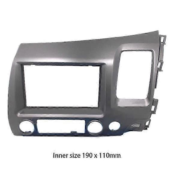 Til 2006-2011 Stereo Radio Dobbelt 2 Din Dash Kit Fascia Dash Panel Trim-rhd