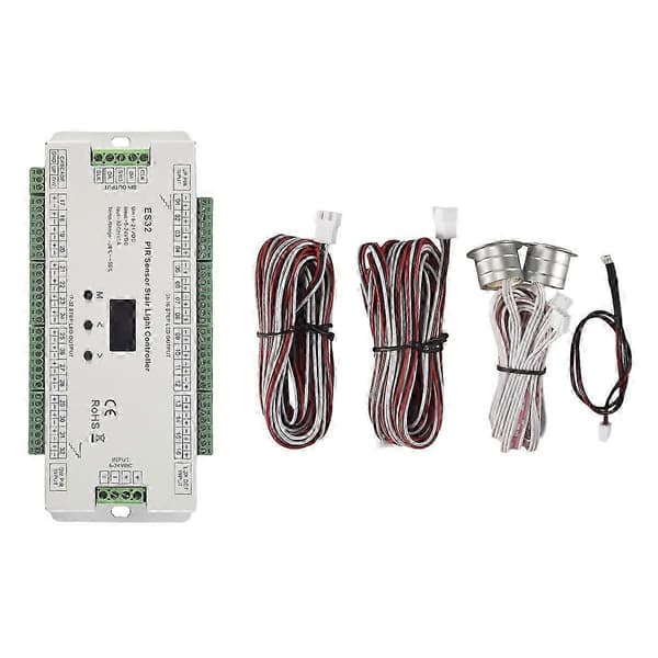 ES32 Model 32-kanals PIR-sensor trappelys-controller til nem installation