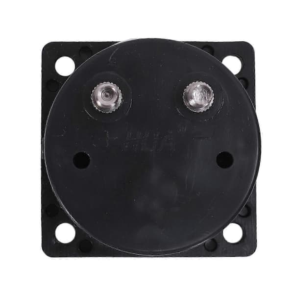 AC 0-5A analogt amperemeter rundt panelmeter klasse 2.5 Sort Black