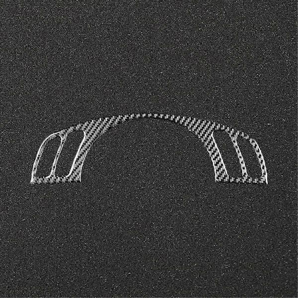 Kulfiber Ratknapper Dækker Trim til Visse Mærker E53 2000-2006 Bilinteriørtilbehør Kulfibermønster Carbon Fiber Pattern
