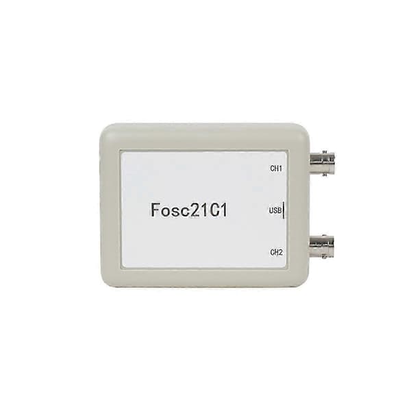 Fosc21C1 2-kanals USB PC-oscilloskop 1Mhz samplinghastighed bærbart oscilloskop MCU-udvikling