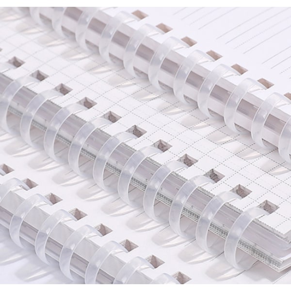 Q elastisk mjuk spiralbunden bok (B5 horisontella linjer 80 ark)