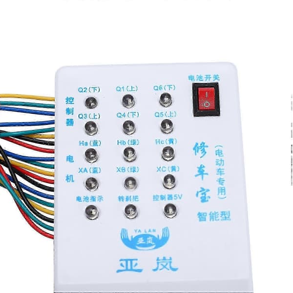Børsteløs Motor Controller Tester - 24V 36V 48V 60 V 72V Elektrisk Bil/E-cykel/Scooter Hall Sensor Tester Værktøj