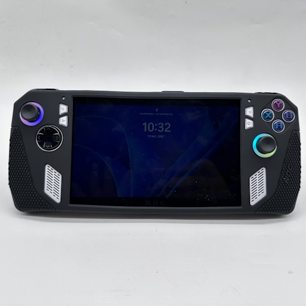 Suojakotelo ASUS Rog Ally -pelikonsolille sisäänrakennetulla jalustalla Svart Sort