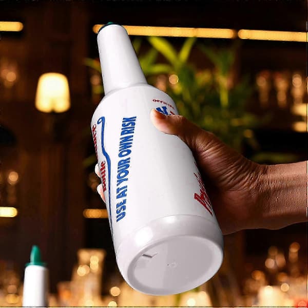 Professionell Flair Bartending Övningsflaska - Vit