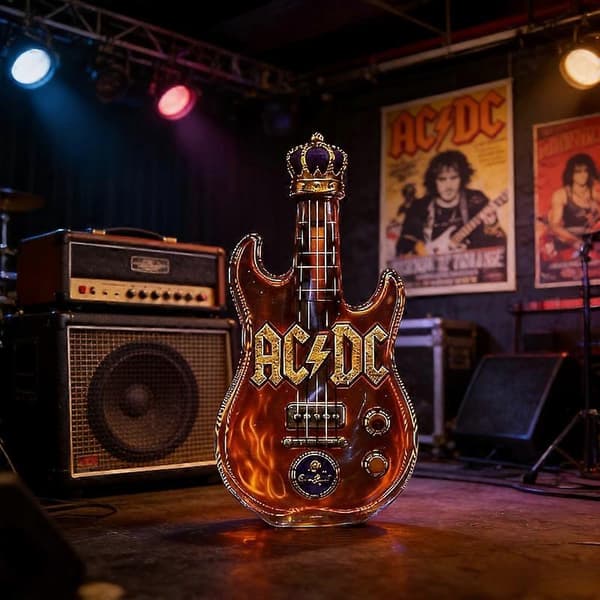 300 ml elektrisk gitarrformad whiskyskaraff – Kreativt samlarobjekt för rockband för heminredning och present