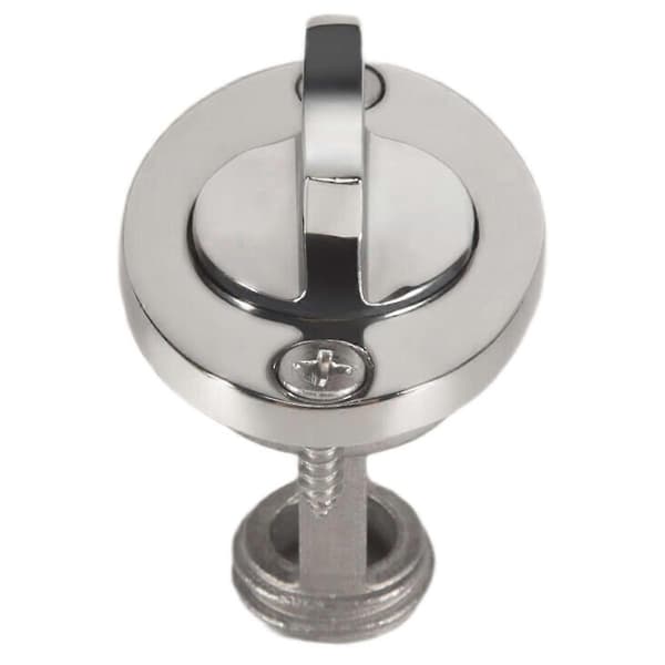 Bådafløbsventil i rustfrit stål, prop til drænhul, marinejolle, garboard-hardware, bådtilbehør Silver  Red