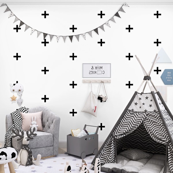 Tapet Modern Minimalistisk Geometrisk Kors Tapet (Nordisk Ins Stil KR192999 (Borstlim/Ej Självhäftande)),