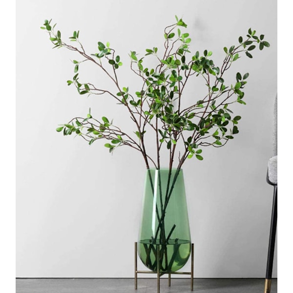 Konstgjorda Växter Gröna Grenar Blad Butik Trädgård Kontor Heminredning Hemfotografering Dekorativa Blommor
