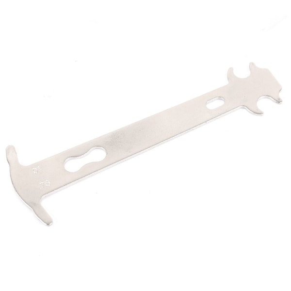 2 stk. Cykel Tester Caliper Mountainbike Cykel Slid Udskiftning Detektor Værktøj (Hvid (One Size)),