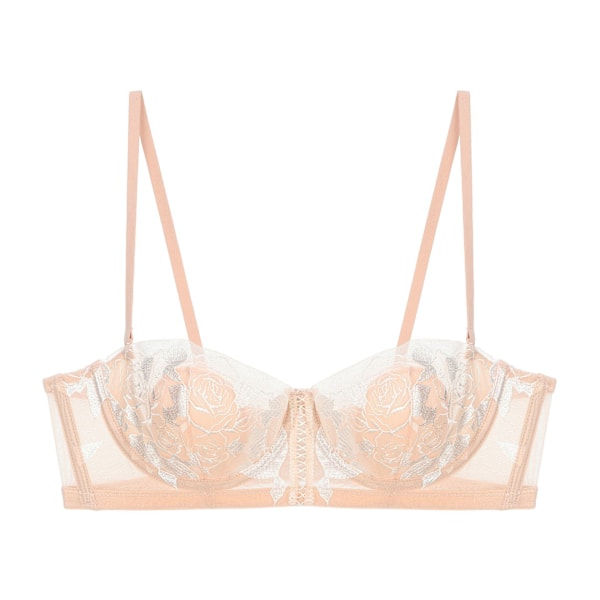 Spets-braletteset med avtagbara band 4 Beige Beige