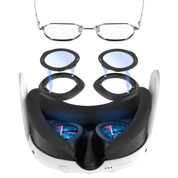 STARTRC Anti-Scratch Ring Lins Skydd för Meta Quest 3 VR Headset