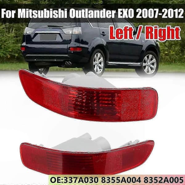 Bagkofangerreflektor Tågelygte til 2007-2012 Outlander Only Left