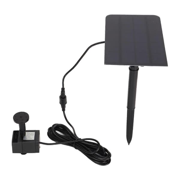 Solar Fontän Damm Pump 200L/H Solvattenpump USB-driven Landskap Trädgårdsfontänpump