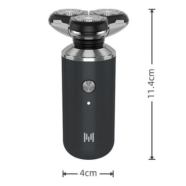 4D Sähköparranajokone Pestävä Koko Vartalon Mini USB Miesten Rajapinta-parranajokone (Standardi)