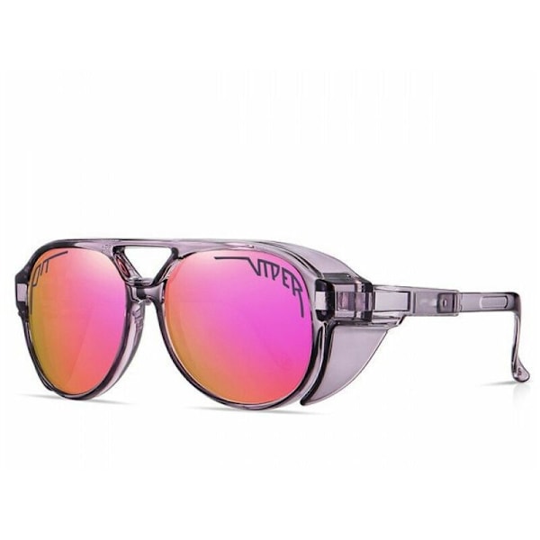 Pit Viper Series C Uv400 Polariserade Solglasögon för Utomhussporter C5 TR90 14.9CM