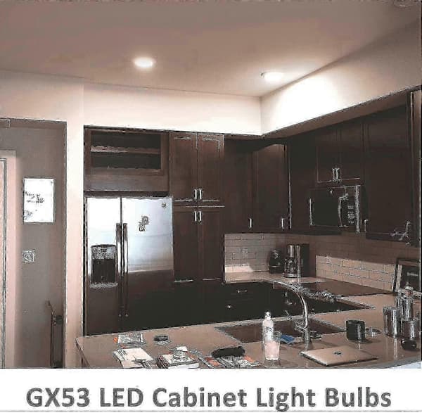 Gx53 LED-lampa 9W 4000K Neutralvit Ej Dimbar 4-pack