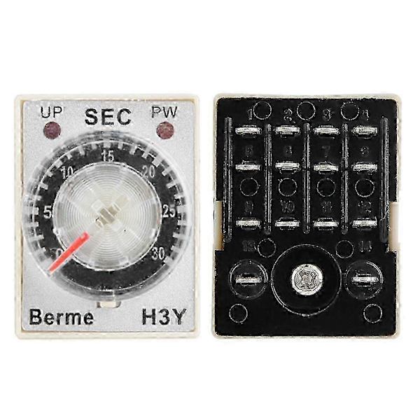 H3Y-4 24VDC Timer Switch 14-Pin Pekarrelä Kontroll