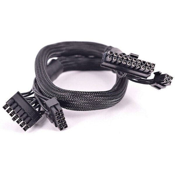 Atx 14+10 Pin till 24 Pin Strömkabel för Corsair Ax1500i Ax1200i