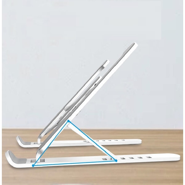 Laptop Stand Skrivebord Computer Hævebeslag Foldbar Bærbar Stand (Pink),