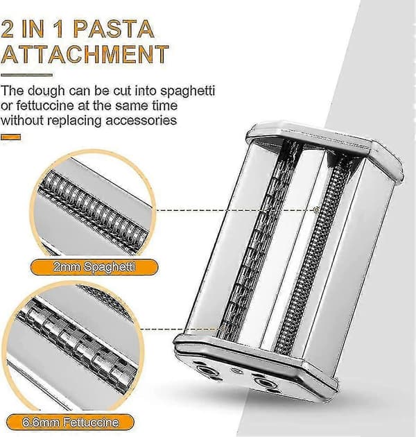 Manuel pastamaskine i rustfrit stål til hjemmelavet lasagne og spaghetti