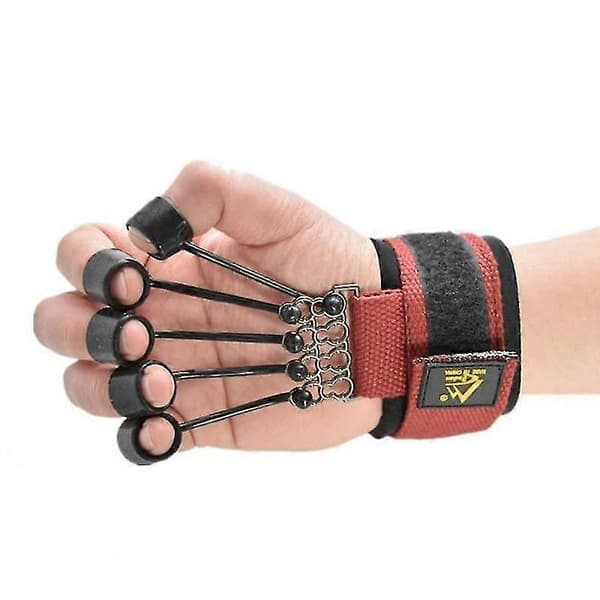 Finger Extensor Exerciser Hand Yoga Resistance Band Strength Trainer 60lbs