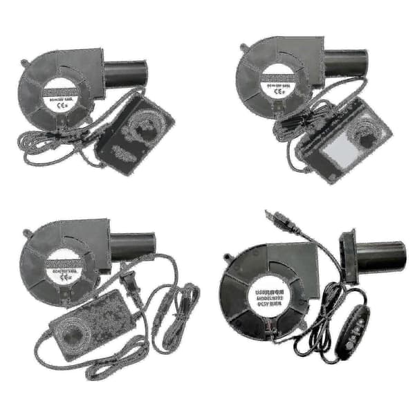 Variabel hastighed 12V centrifugalblæser 9733 til varmekedel BBQ TY Plug 1