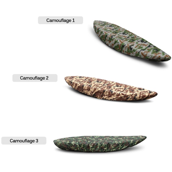 Camouflage Kajakovertræk Camouflage Kanoovertræk 3,5 m Passer til 2,6-3 m både