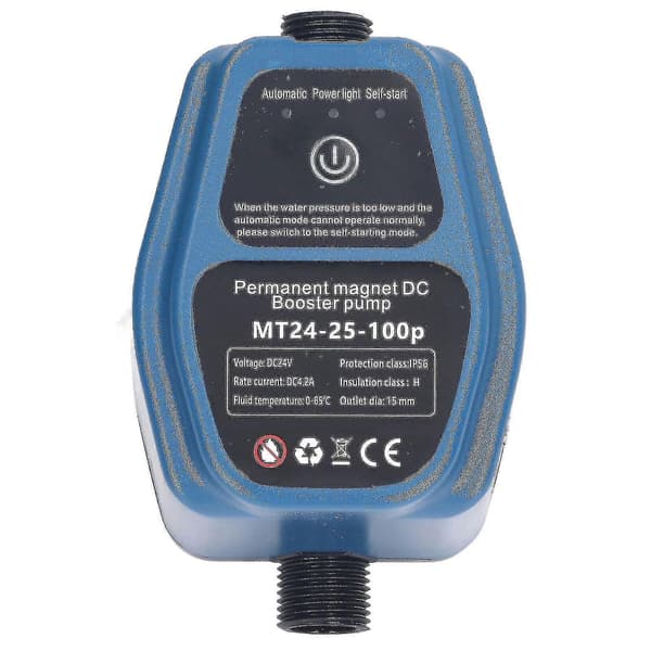 IP56 Vattentryckspump 100W 24V 25L för Automatisk Dusch