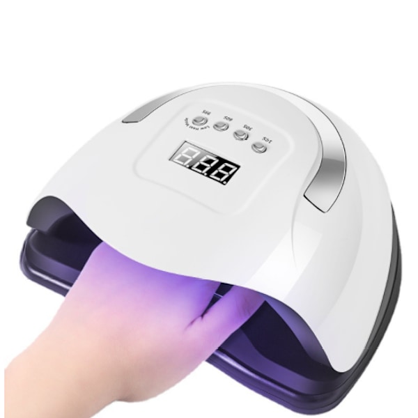 LED Negletørrer Lampe, Professionel Bærbar UV Negletørrer med Auto Timer og LCD Display, UV Gel Neglelampe til Semi-Permanent, Gel og LED Neglelak
