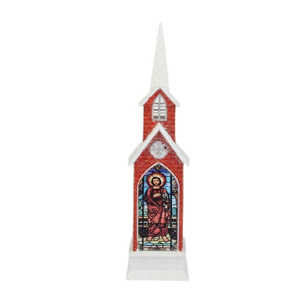 Jullykta, ljusstake, nattlampa dekoration, nattlampa bordsdekoration, juldekoration, röd