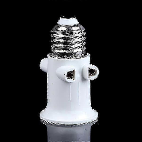 E27 til EU-stikdåseadapter til 100-240V pæreholderkonvertering