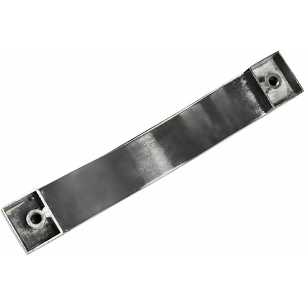 6x 128mm Kristallinen Ovenkahva Koriste Ovennuppi Huonekalunuppi Huonekalujen Laatikon Kaapin Roskakorin Vaatekaapin Kaappiin, Hopea