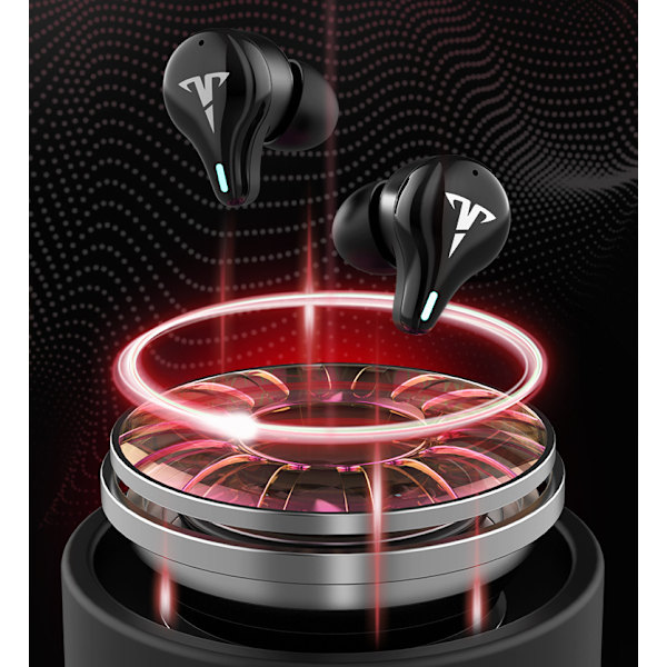 Binauraaliset Bluetooth-pelikuulokkeet (ME-19 Musta)