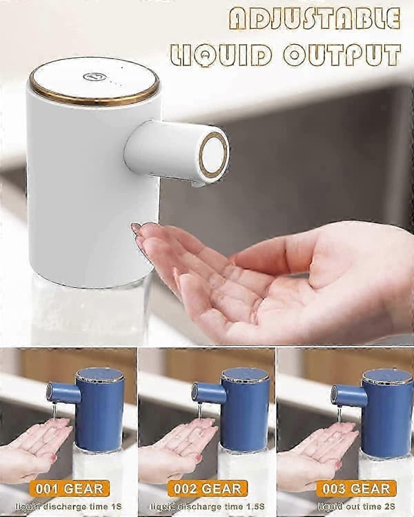 Automatisk sæbedispenser med infrarød sensor, USB genopladelig flydende sæbedispenser